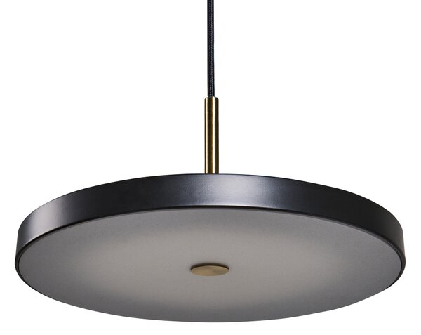 LED závěsná lampa EVENLODE Kov Černá