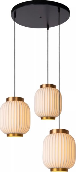 Lucide 13435/03/31 - Lustr na lanku GOSSE 3xE27/40W/230V porcelán