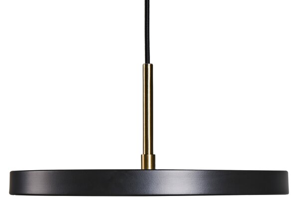 LED závěsná lampa EVENLODE Kov Černá