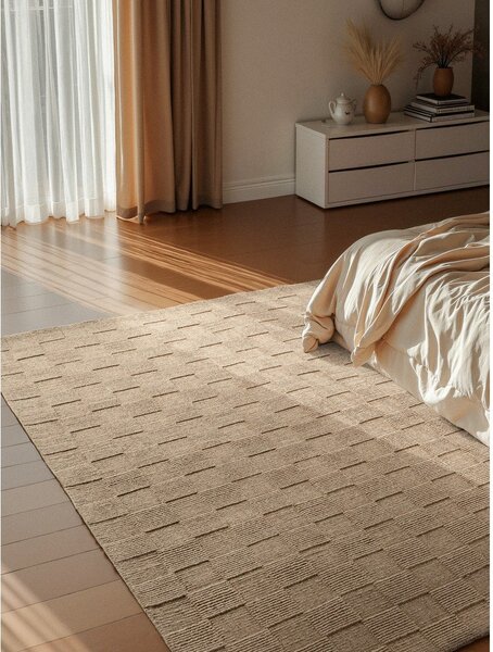 Hnědý ručně tkaný vlněný koberec 120x170 cm Scala – Villeroy&Boch