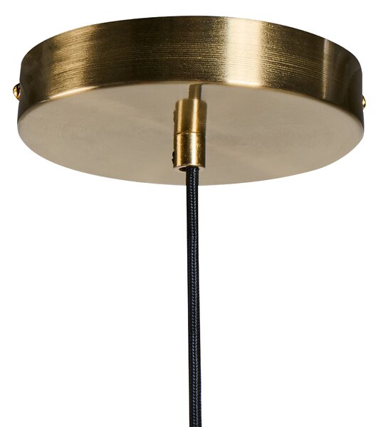 LED závěsná lampa EVENLODE Kov Černá