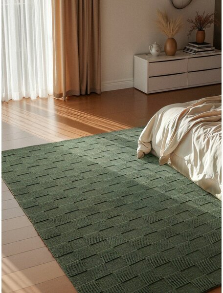 Tmavě zelený ručně tkaný vlněný koberec 120x170 cm Scala – Villeroy&Boch