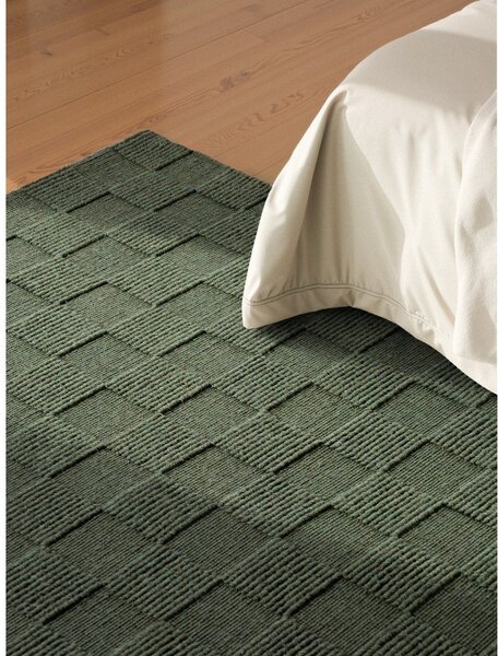Tmavě zelený ručně tkaný vlněný koberec 120x170 cm Scala – Villeroy&Boch