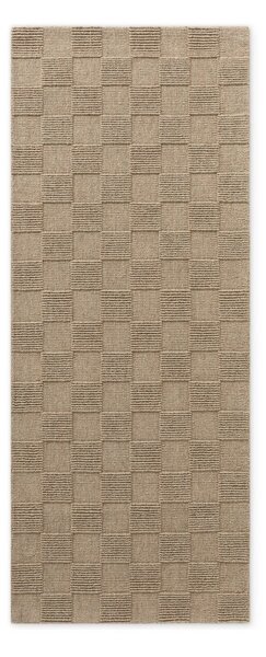 Hnědý ručně tkaný vlněný běhoun 80x200 cm Scala – Villeroy&Boch