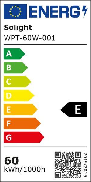 SOLIGHT LED osvětlení prachotěsné IP65, 60W, 7800lm, 4000K, 155cm, Lifud