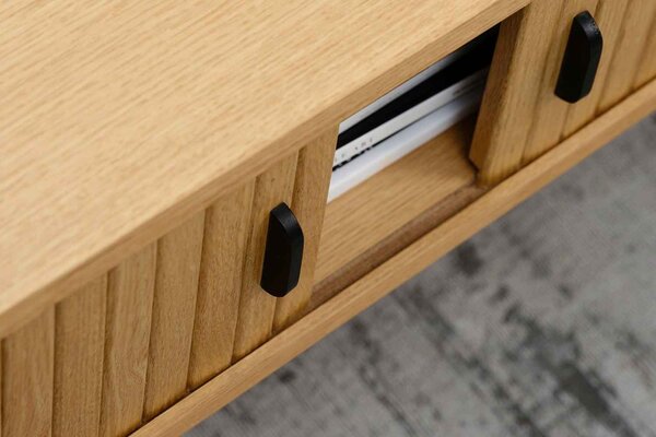 Designový konferenční stolek Vasiliy 120 cm přírodní dub