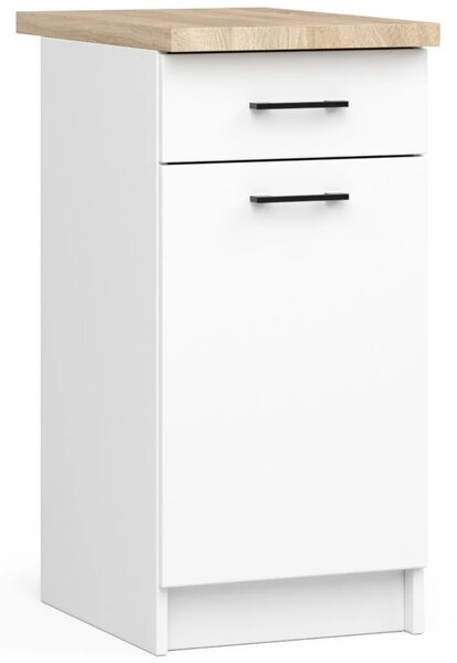 Rovná kuchyňská linka 240 cm VERMINA - bílá