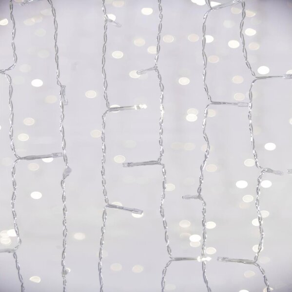 LED Venkovní závěs CURTAIN 480xLED/8,4W/230V 3x3 m IP44 studená bílá