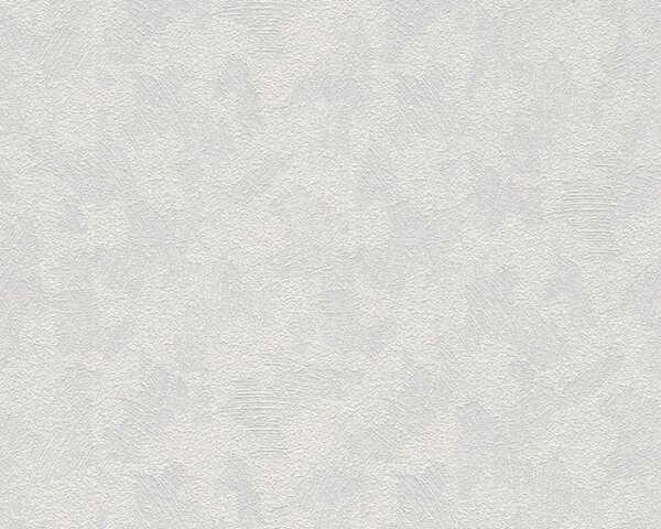 A.S. Création | Přetíratelná vliesová tapeta na zeď Meistervlies 1691-12 | 0,53 x 10,05 m | bílá přetíratelná