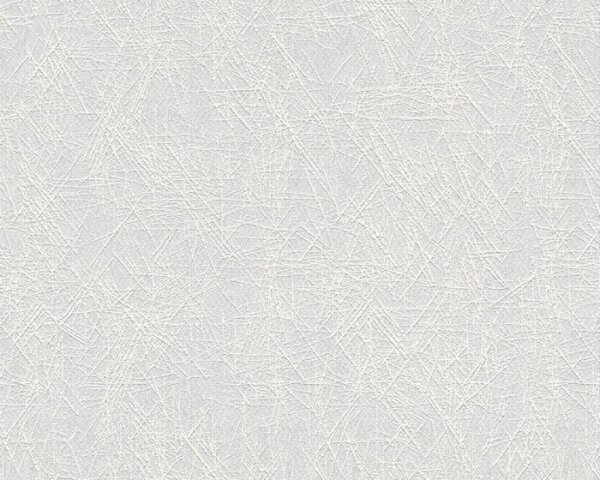 A.S. Création | Přetíratelná vliesová tapeta na zeď Meistervlies 1676-13 | 0,53 x 10,05 m | bílá přetíratelná