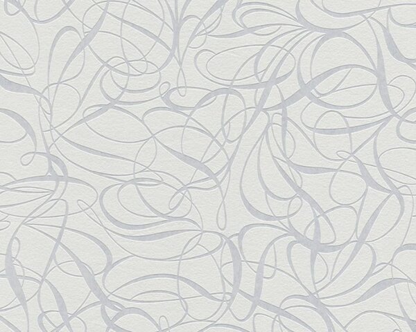 A.S. Création | Přetíratelná vliesová tapeta na zeď Meistervlies 2520-12 | 0,53 x 10,05 m | bílá přetíratelná