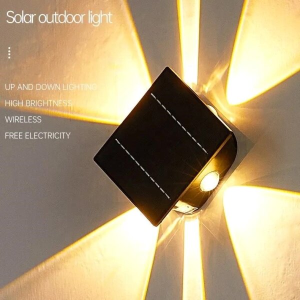 Immax 08487L - LED Solární nástěnné svítidlo se senzorem LED/2W/5V IP54