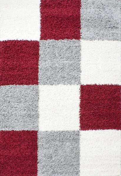 Vopi | Kusový koberec Life Shaggy 1501 red - 80 x 250 cm