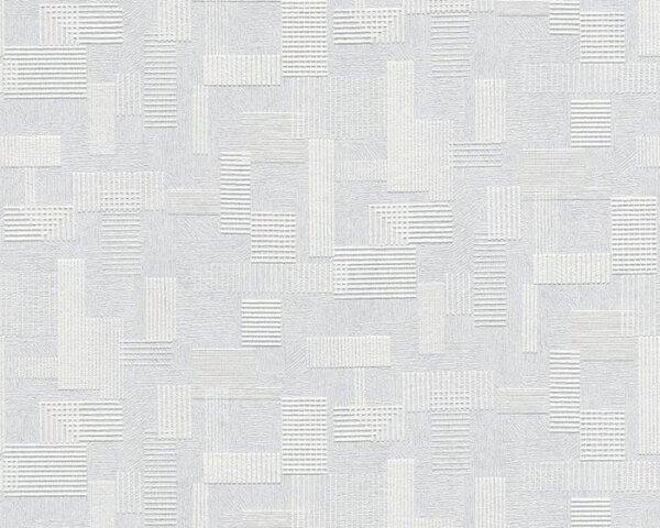 A.S. Création | Přetíratelná vliesová tapeta na zeď Meistervlies 2625-16 | 0,53 x 10,05 m | bílá přetíratelná