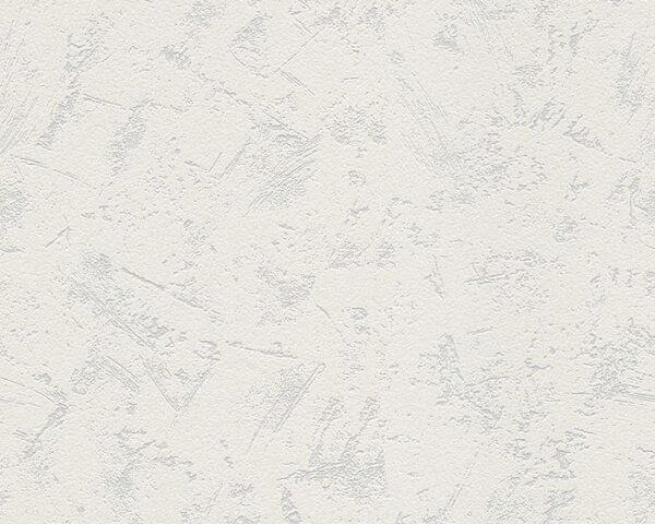 A.S. Création | Přetíratelná vliesová tapeta na zeď Meistervlies 5202-10 | 0,53 x 10,05 m | bílá přetíratelná