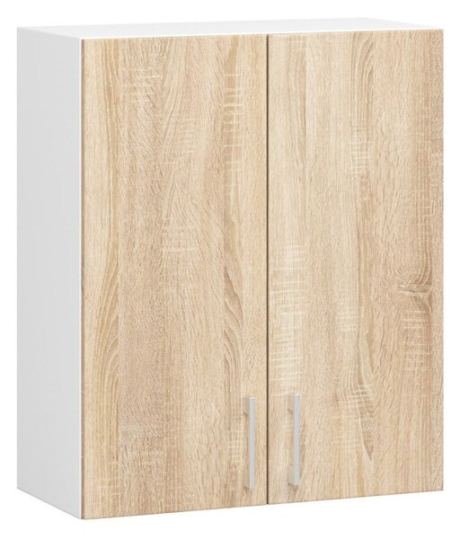 Kuchyňská linka do paneláku 240 cm TRIVORA - dub sonoma / bílá