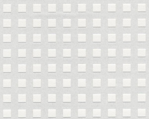 A.S. Création | Přetíratelná vliesová tapeta na zeď Meistervlies 3383-10 | 0,53 x 10,05 m | bílá přetíratelná