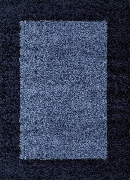 Vopi | Kusový koberec Life Shaggy 1503 navy - 100 x 200 cm