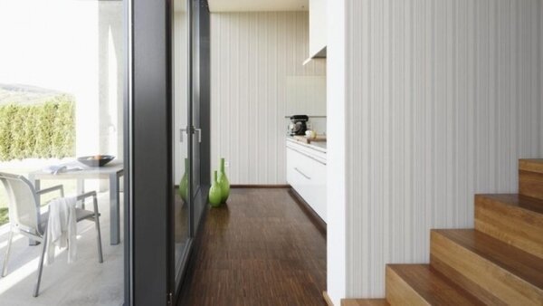 A.S. Création | Přetíratelná vliesová tapeta na zeď Meistervlies 5710-14 | 0,53 x 10,05 m | bílá přetíratelná