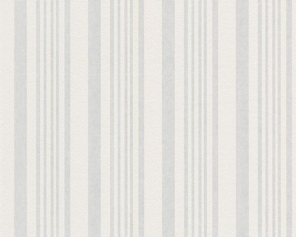 A.S. Création | Přetíratelná vliesová tapeta na zeď Meistervlies 5710-14 | 0,53 x 10,05 m | bílá přetíratelná