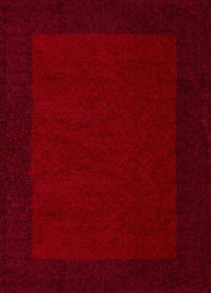 Vopi | Kusový koberec Life Shaggy 1503 red - 60 x 110 cm