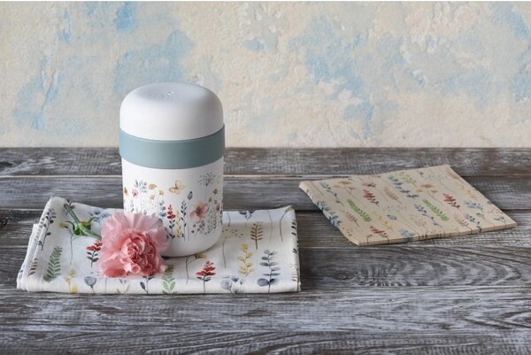 Chic.mic Svačinový dvoupatrový box Watercolor flowers