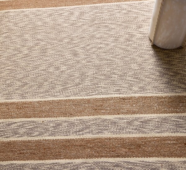Diamond Carpets India, Ručně vázaný kusový koberec Wild West DESP HL62 Natural Brown, 120x170, hnědá, chodba / předsíň
