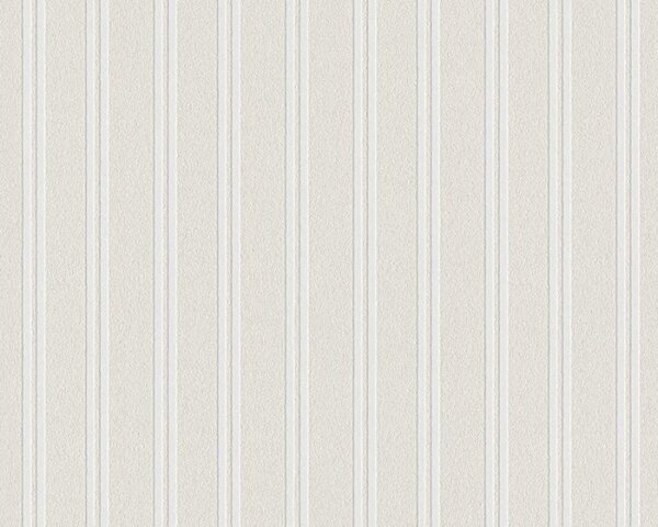 A.S. Création | Přetíratelná vliesová tapeta na zeď Meistervlies 9670-15 | 1,06 x 10,05 m | bílá přetíratelná