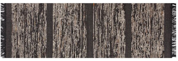 Linie Design Vlněný koberec Gorm Charcoal, uhlově šedý Rozměr: 200x300 cm