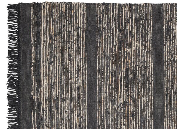 Linie Design Vlněný koberec Gorm Charcoal, uhlově šedý Rozměr: 200x300 cm