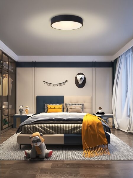 Immax NEO 07202L-LED Stmívatelné stropní svítidlo RONDATE 53W/230V černá Tuya+DO