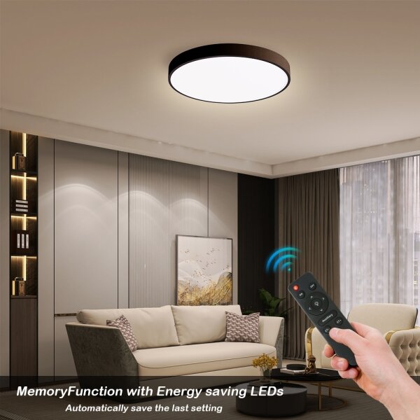 Brilagi-LED Stmívatelné svítidlo POOL SMART LED/48W/230V 40 cm Wi-Fi Tuya+DO čer