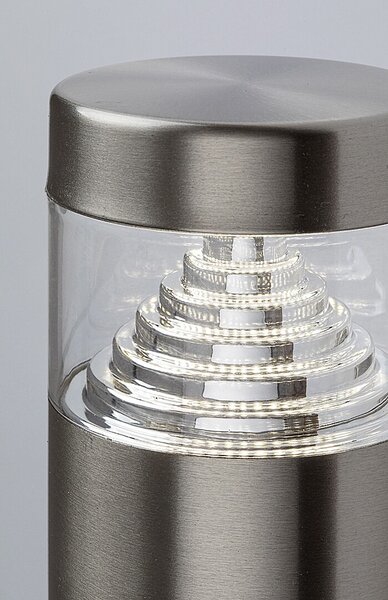 Rabalux 7827 Lisbon LED Nástěnné venkovní světlo | Přírodní bílá | 7W | Kov | Nerez - r-7827