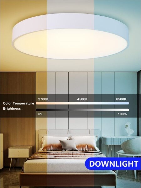Immax NEO 07207L-LED Stmívatelné stropní svítidlo RONDATE 65W/230V Tuya bílá +DO