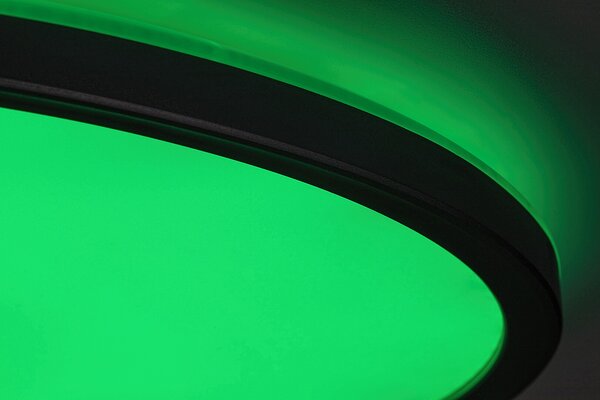Rabalux 2290 Rasmus LED Stropní svítidlo s ovladačem | Přírodní bílá | RGB | Stmívatelné | 22W | Bílá | Kov | Stříbrná - r-2290