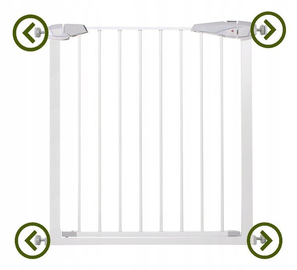 Dětská zábrana nastavitelná 76-92 cm SPRINGOS BabyLock bílá
