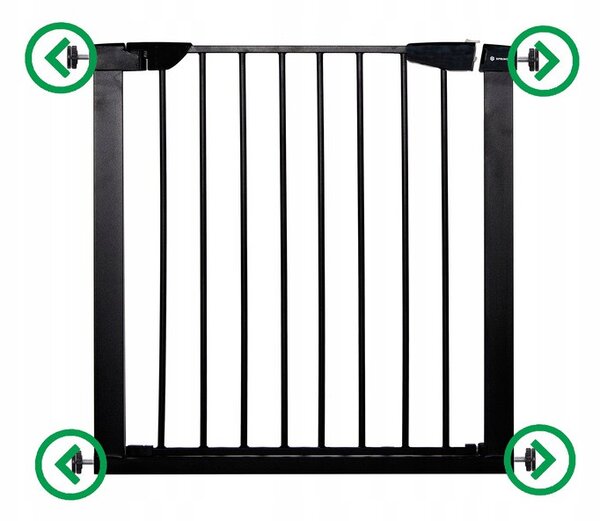 Dětská zábrana nastavitelná 75-103 cm SPRINGOS BabyLock černá