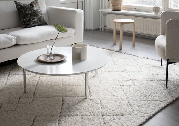Linie Design Geometrický koberec Torun Earth, smetanovo-hnědý Rozměr: 140x200 cm