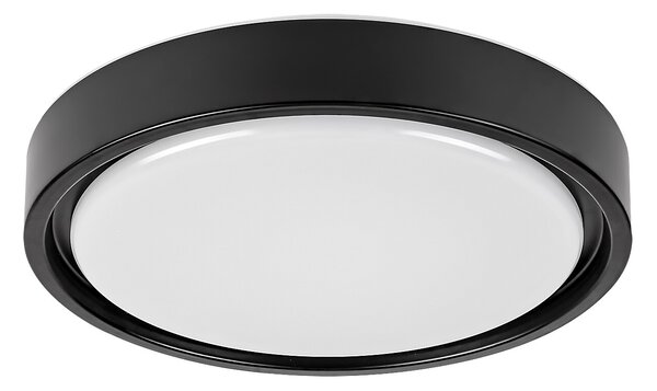 Rabalux 3283 Foster LED Stropní svítidlo s pohybovým čidlem | RGB | Variabilní | Stmívatelné | 28W | Bílá | Černá - r-3283