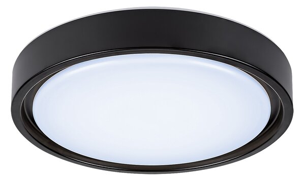 Rabalux 3283 Foster LED Stropní svítidlo s pohybovým čidlem | RGB | Variabilní | Stmívatelné | 28W | Bílá | Černá - r-3283