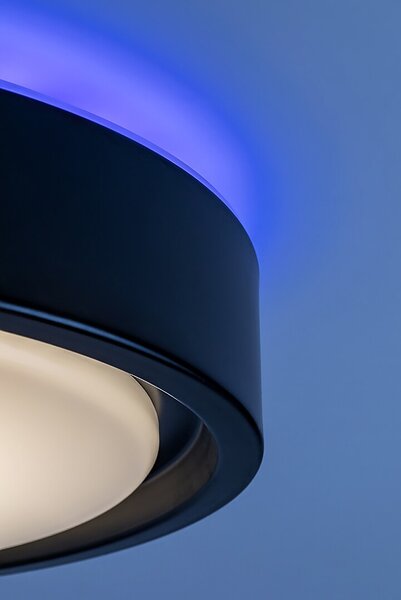 Rabalux 3283 Foster LED Stropní svítidlo s pohybovým čidlem | RGB | Variabilní | Stmívatelné | 28W | Bílá | Černá - r-3283