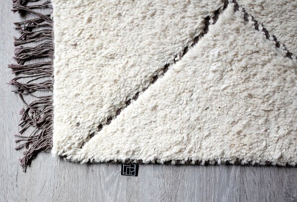Linie Design Geometrický koberec Torun Earth, smetanovo-hnědý Rozměr: 140x200 cm