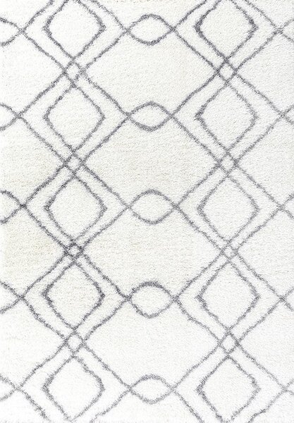 Hans Home | Kusový koberec Carmella K11608-02 White Light Grey (Pearl 510 White) - 120x170