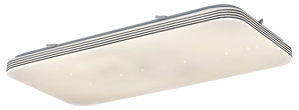 Rabalux 3410 Oscar LED Moderní stropní svítidlo | Přírodní bílá | 36W | Bílá | Chrom | Kov - r-3410