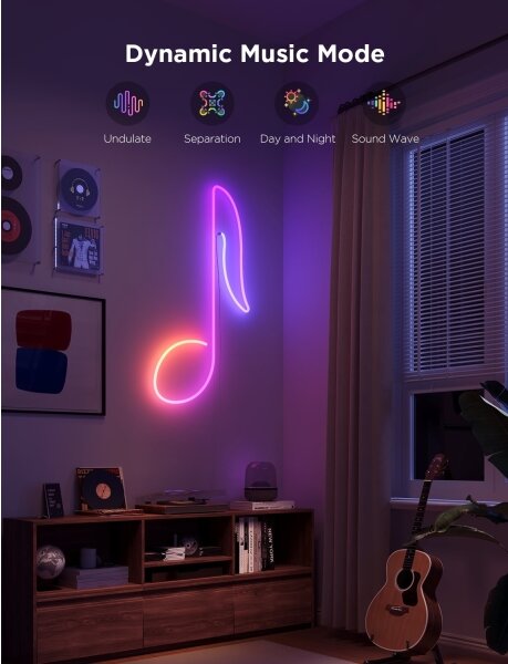 Govee - Neon 2 MATTER ohebný LED pásek 5m RGBIC Wi-Fi IP67