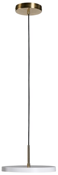LED závěsná lampa EVENLODE Kov Bílá