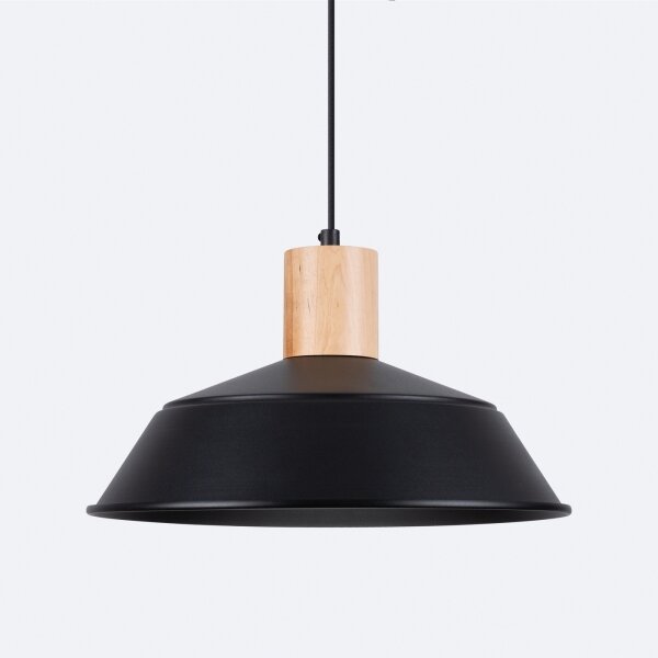 Sollux SL.1322 - Lustr na lanku FANO 1xE27/15W/230V pr. 34 cm černá