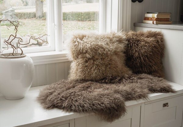 Skinnwille Home Collection Tibetská kožešina Mushroom, 95x55 cm