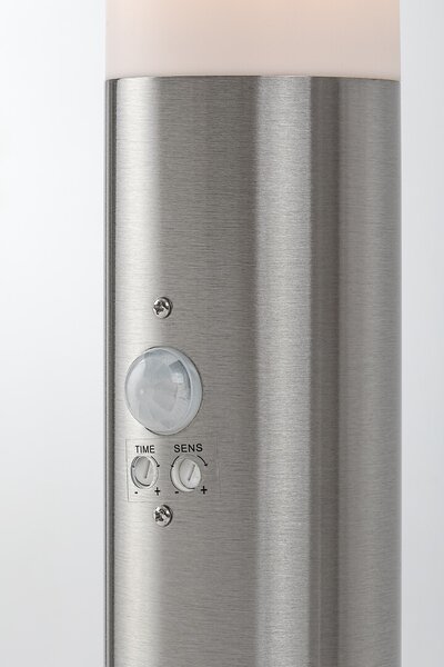 Rabalux 8267 Inox torch Zahradní sloupkové světlo | E27 | Bílá | Chrom | Kov - r-8267