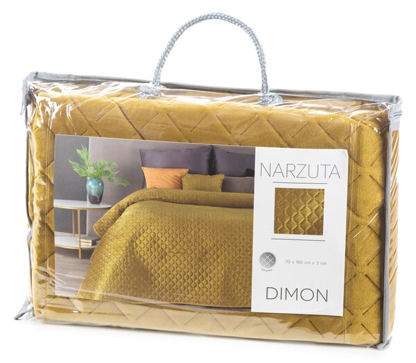 PŘEHOZ NA POSTEL DIMON 170X210 CM MĚDOVÝ